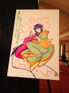Art Show Example from Anime USA 2013